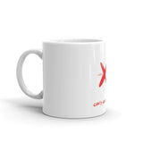 White glossy mug