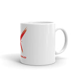 White glossy mug