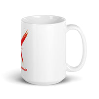 White glossy mug